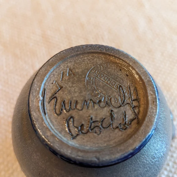 Vintage Alsace pottery pitcher - Picture 9 of 9